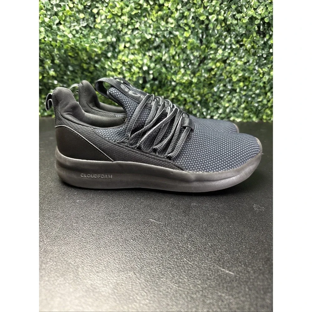 Adidas Lite Racer Adapt 7.0 Running Shoes Kids Size 6 Black Sneaker